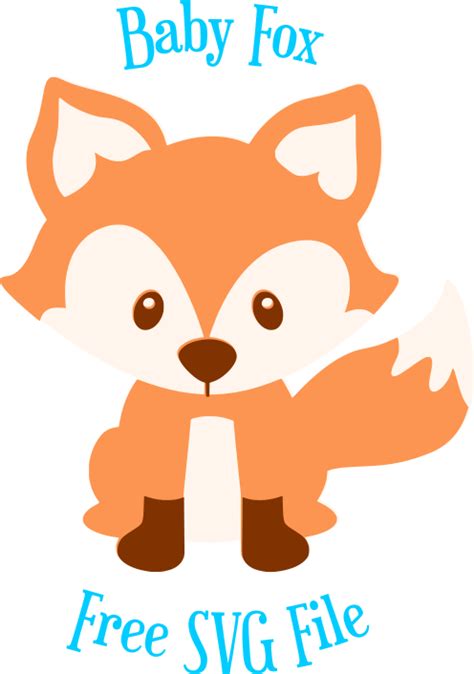 Free Svg Cute Baby Fox Svg 9732 Popular Svg File