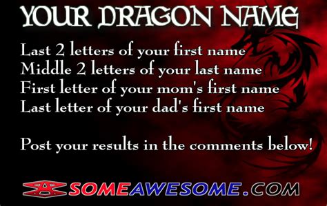 Whats Your Dragon Name