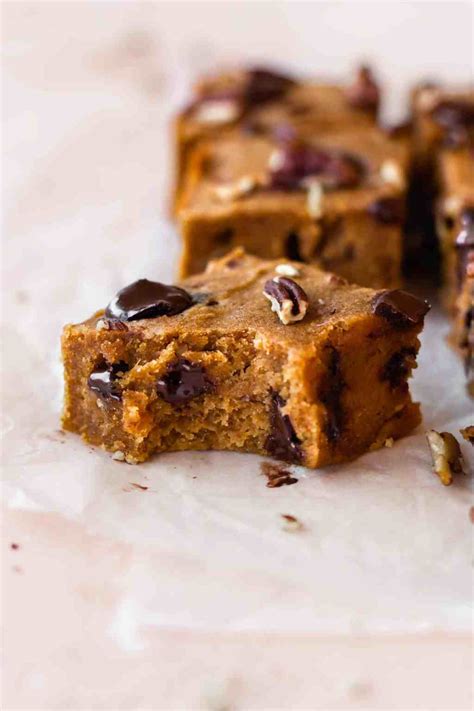 Easy Pumpkin Spice Blondies With Chocolate Chips Ai Made It For You