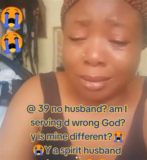 Nigerian Lady Cries Out Over Being Unmarried At 39 And Battling A Spirit Husband