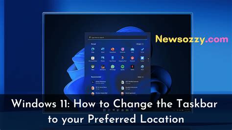 Change Location Taskbar Windows 11