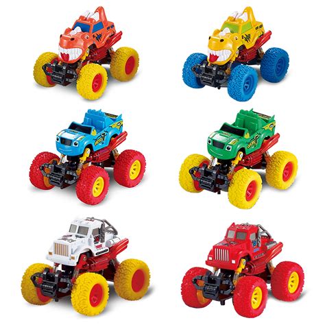 Kids Mini Trucks Car Vehicles Pull Back Toy Cars Toddler Vehicle Cool