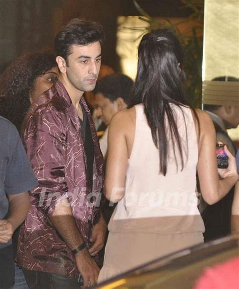 Ranbir Kapoor And Katrina Kaif At Arjun Kapoors Birthday Bash Media