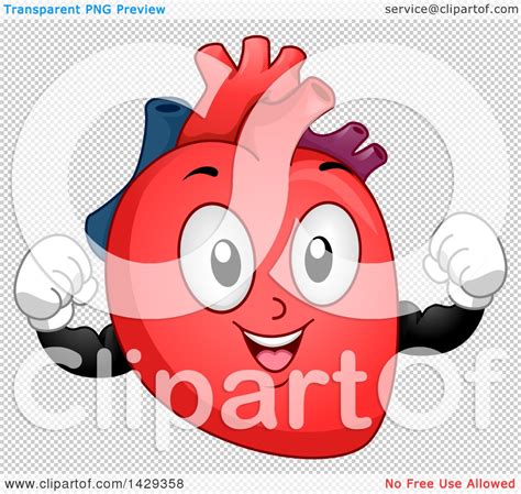 Flexing Hearts Clip Art Library