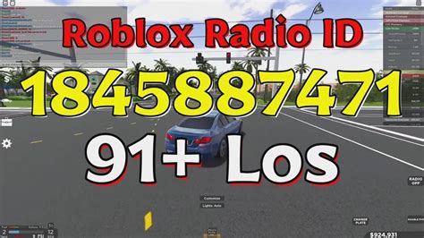 Los Roblox Radio Codesids