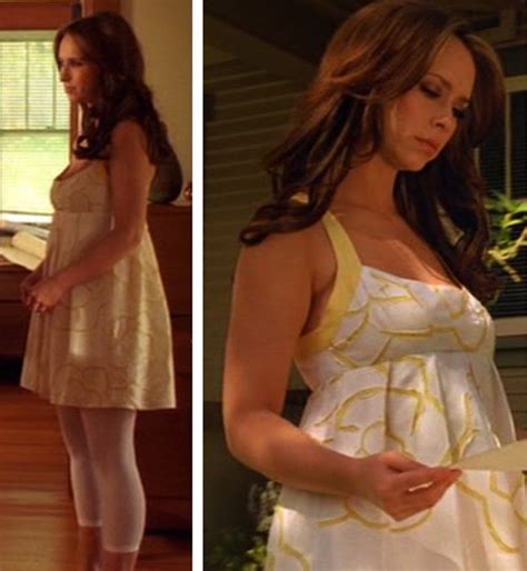 Ghost Whisperer Season Episode White Baby Doll Dress With Lemon