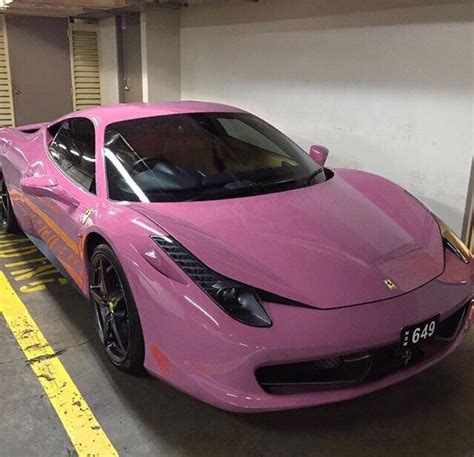 Pin By Ema On Cars Pink Ferrari Ferrari Convertible Pink Car