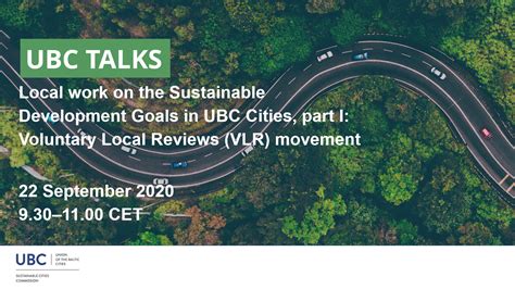 Webinar Ubc Talks About Local Work On Sdgs In Ubc Cities Part I Ubc