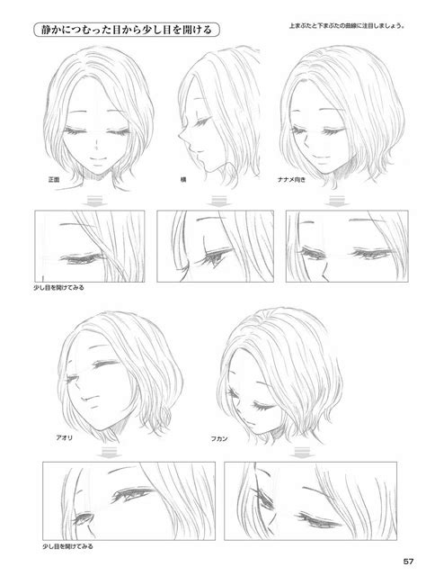 Eyes play the most important role in showcasing the beauty of anime characters. Eyes Closed - Different Perspectives | Girl eyes drawing, Eye drawing, Closed eye drawing