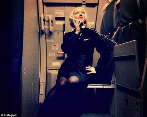 mile high selfies flight attendants post shots of themselves enjoying the skies daily mail online