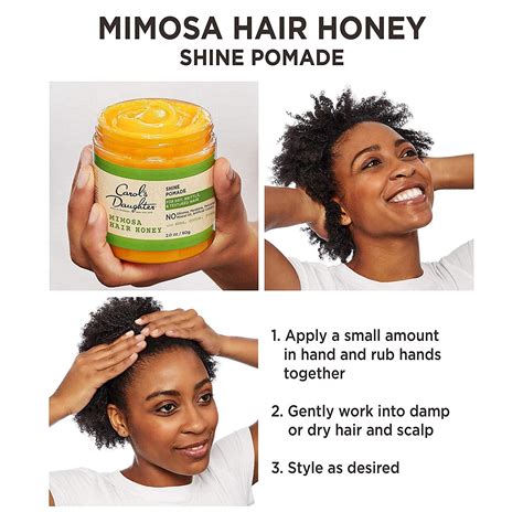 Carols Daughter Mimosa Hair Honey Shine Pomade For Curly Damaged