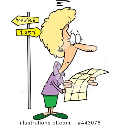 Lost Clipart #443078 - Illustration by toonaday