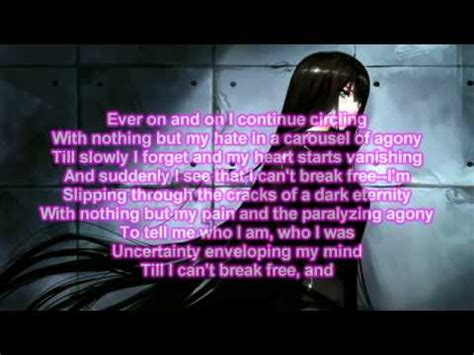 Lyrics.com is a huge collection of song lyrics, album information and featured video clips for a seemingly endless array of artists — collaboratively assembled by our large music community and. Bad Apple (English) - Nightcore - Lyrics on the Screen! - YouTube