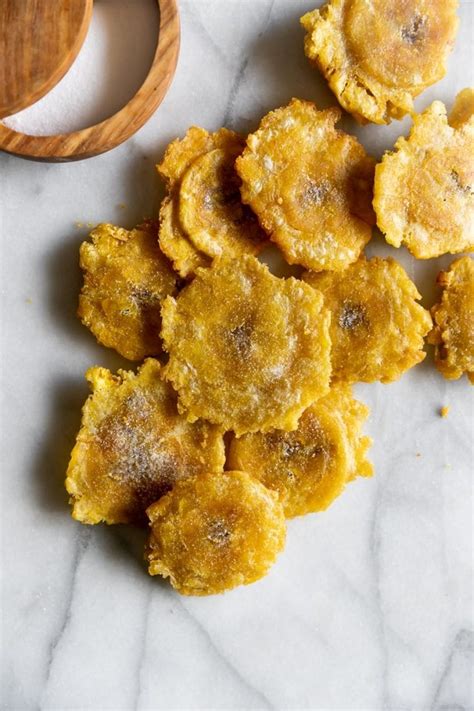 How To Make Tostones Twice Fried Green Plantains A Sassy Spoon