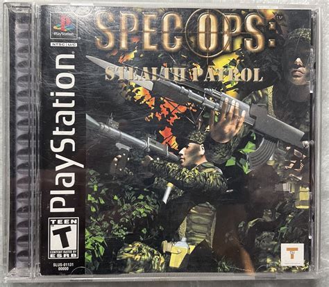 Spec Ops Stealth Patrol Sony Playstation 1 2000 Ps1 Complete 710425230363 Ebay