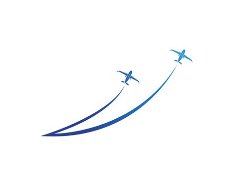 Aircraft Airplane Airline Logo Label Journey Air Travel Airliner Symbol Vector