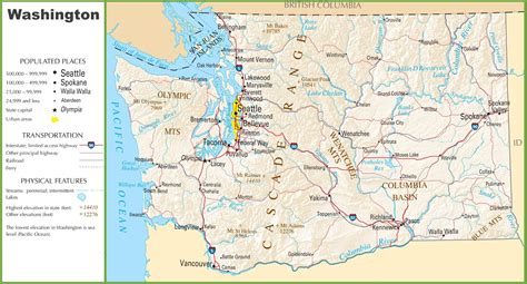 State Of Washington Map London Top Attractions Map