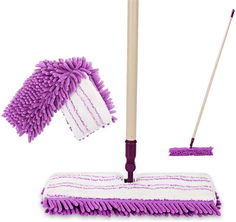 Eyliden Dust Mop With 52 Long Handle For Wooden Floor Cleaning With