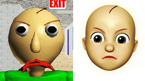 Baldi Becomes An Emoji Animoji Youtube