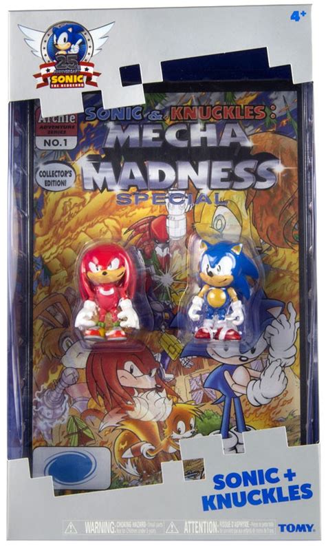 Sonic The Hedgehog 25th Anniversary Sonic Knuckles 3 Action Figure 2