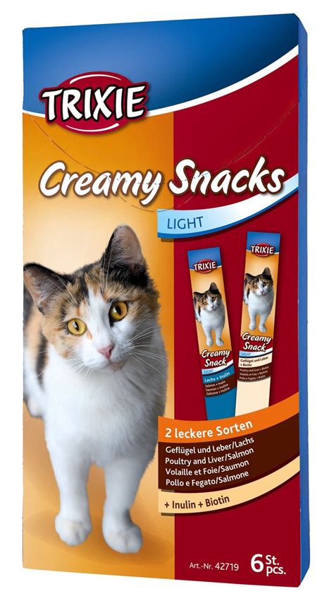 Trixie Cat Treats Creamy Snacks Liquid Soft Treat No Added Sugar Light