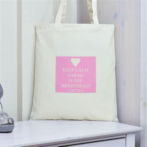 Personalised Bridesmaid Bag By Andrea Fays