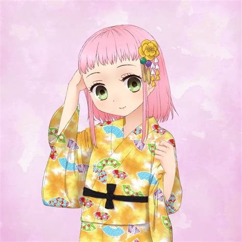 My Oc Selma In Kimono In Picrew By Dariadoodleart On Deviantart