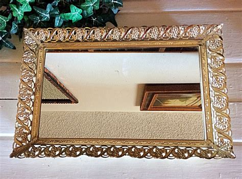Vanity Mirror Bathroom Mirror Vintage Mirror Wall Mirror | Etsy | Large gold mirror, Vintage ...