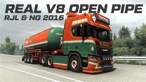 Download Ets2 Mod Real V8 Exhaust Open Pipe Sound Mod For Scania Rjl