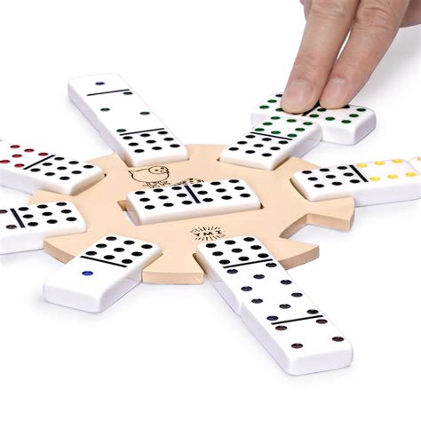 Chicken Foot Complete Game Set With Double 9 Dominoes Wooden Case Hu