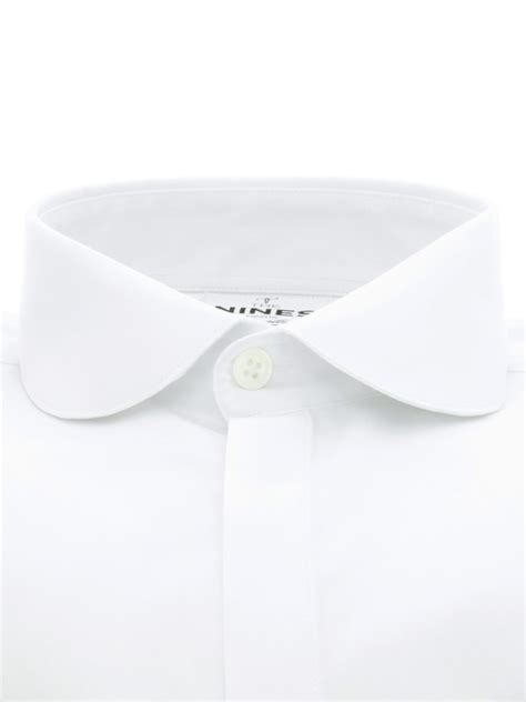 White Club Collar Shirt The Nines Collection