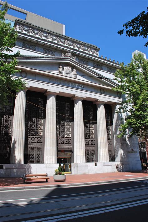 First bank is the name used by various financial institutions worldwide. File:First National Bank (Portland, Oregon).jpg ...