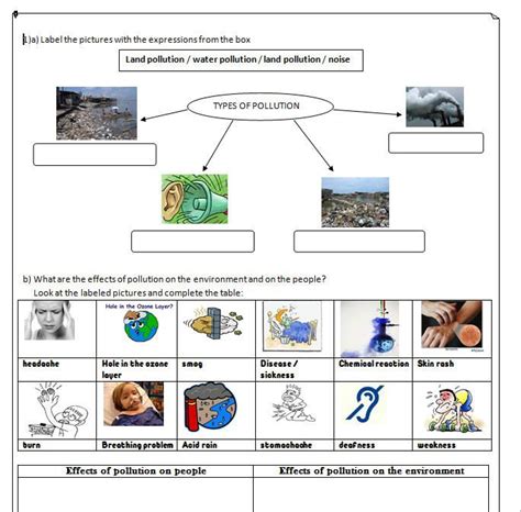 Looking for a comprehensive collection of free 2nd grade printable math worksheets to help your students review basic math concepts? Pollution Worksheet | 4th grade science, 2nd grade worksheets, Worksheets