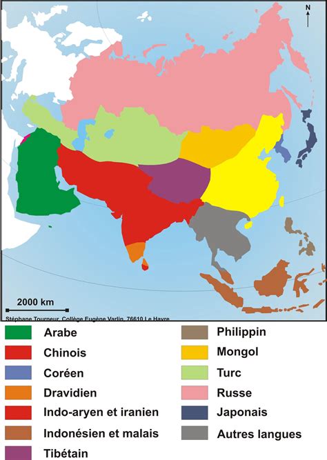 Carte Du Monde Asie Carte