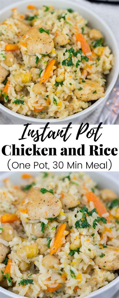 Instant Pot Rice Pilaf Recipe Loaded With Chicken And Vegetables Is
