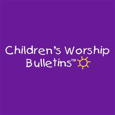 Childrens Worship Bulletins Paper Delivery