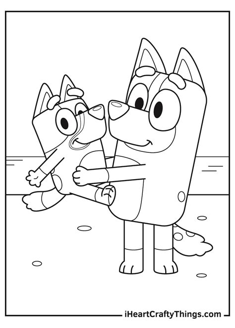 Bluey Coloring Pages Coloring Home