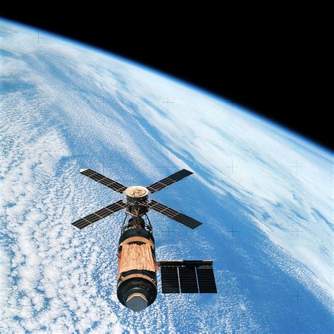 Skylab Space Station In Orbit Photograph By Nasa