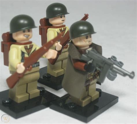 Lego Ww2 World War Ii Us Army Infantry Soldier Military Figure