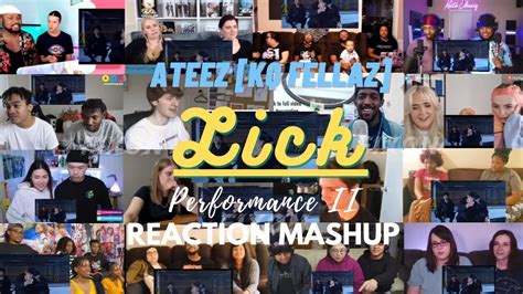 ATEEZ KQ Fellaz Lick Performance Video II REACTION MASHUP YouTube