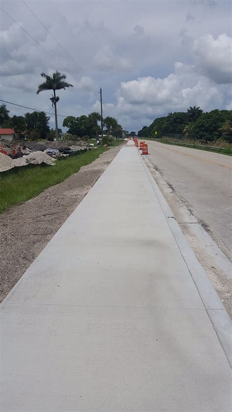 FDOT Palm Beach County Construction - SE Avenue G Sidewalk ...