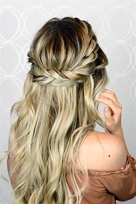 Also, when creating a crown braid, hair jewelry or flowers are very popular. 70+ Crown Braid Styling Ideas | LoveHairStyles.com | Hair ...