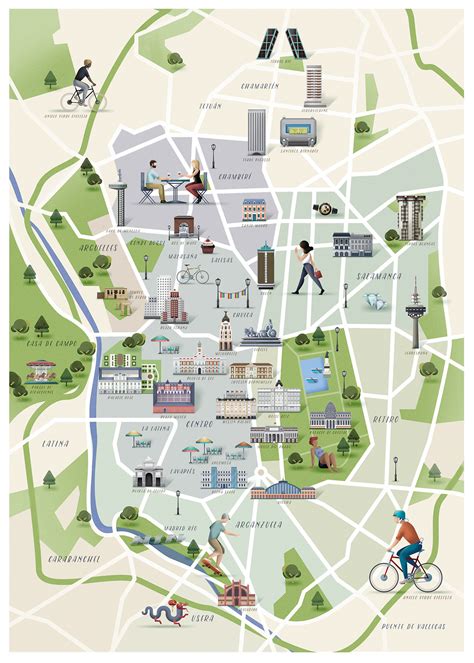 Madrid Map Traveler Magazine Behance
