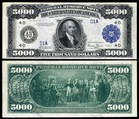 Understanding The 5000 Bill And Why Its So Rare With Pictures