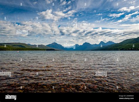 Lake Mcdonald Glacier National Park Stock Photo Alamy