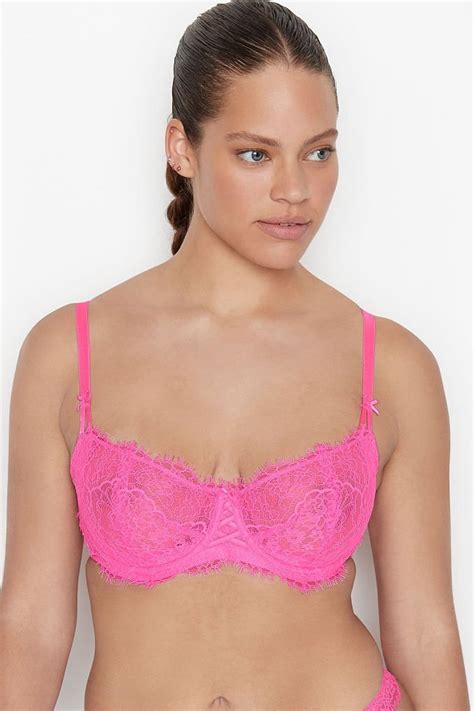 Victoria S Secret Unlined Lace Up Balconette Bra Victoria S Secret