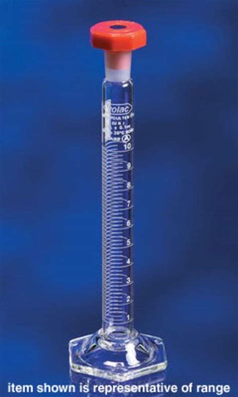 Poulten Graf Class A Borosilicate Glass Measuring Cylinder With