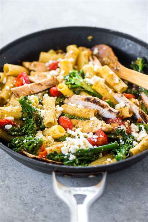 3 carrots, peeled and chopped. Garlic Pesto Rigatoni | Recipe | Pasta recipes, Healthy ...