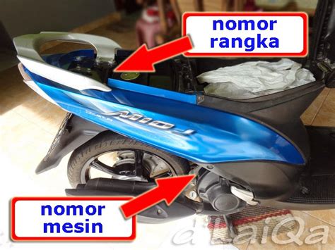 Jadilah satpam yang legal yaitu dengan mempunyai ijazah dan kta resmi. d'Laiqa Arena: Nomor Rangka Dan Nomor Mesin - Yamaha Mio J