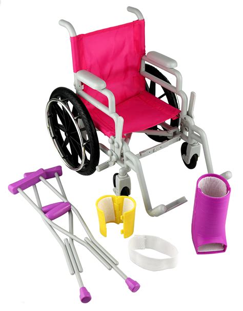 Buy Click N Play Doll Medical Play Set5 Piece Setwheelchaircrutches